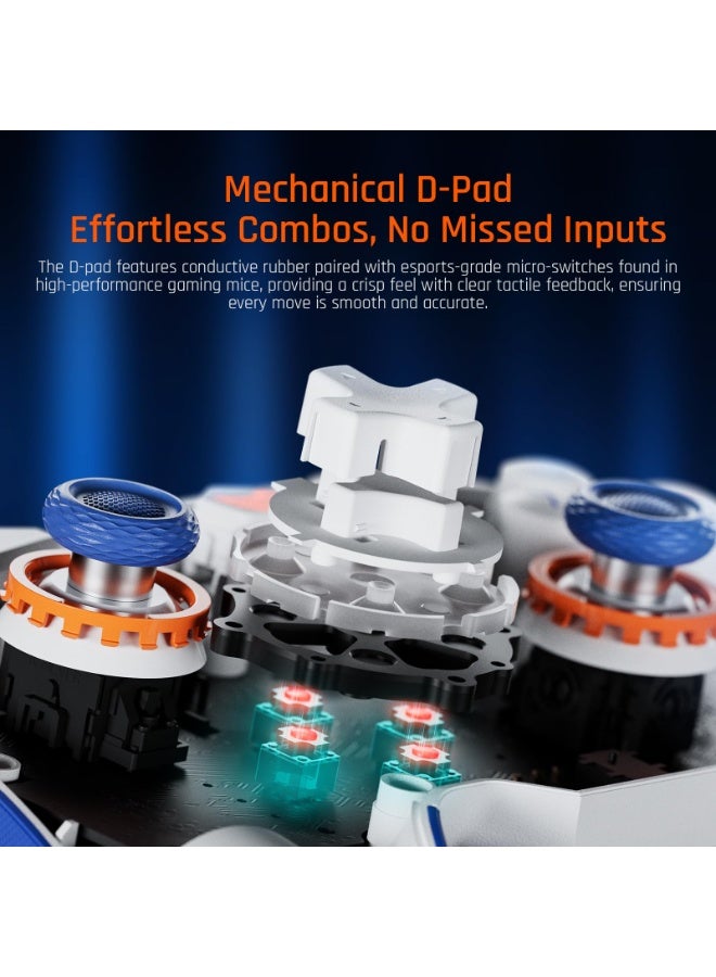 BIGBIG WON BLITZ2 Controller Wireless/Wired Connectivity 2000Hz Polling Rate, 16 Mechanical Switch Buttons, 0.0005 Seconds Ultra Low Latency, 360° Silicone Grip - Image 5