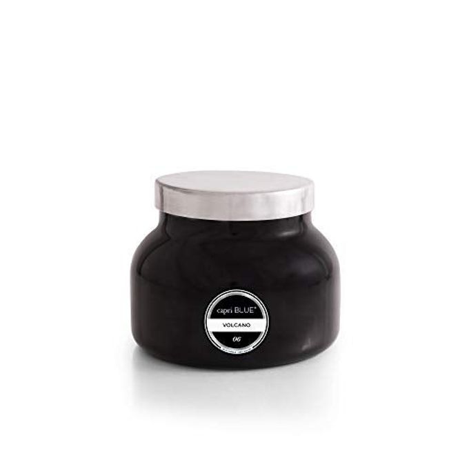 Capri Blue Volcano Scented Candles Luxury Glass Jar Candles for Home Scented with Tropical Fruit & Sugared Citrus Soy Wax Blend Capri Blue Volcano Black Color (19 oz) - Image 1
