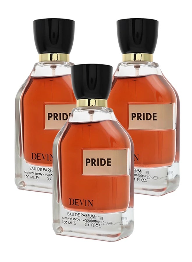 DEVIN 3 Pieces Pride Perfume For Unisex 100ml EDP - Image 1