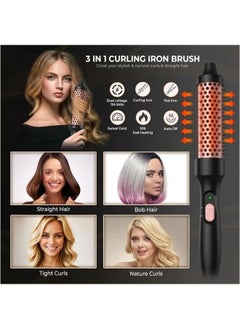 JWSISSIE Thermal Brush, 32Mm Heated Curling Brush For Perfect Straight Hair And Voluminous Curls  - Image 5
