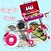 Kimicare Kid Toy Grill BBQ Grill Playset with Light Sound Smoke Effect and 2 Wheels Pretend Food Little Chef Play Kitchen Accessories Christmas Birthday Gifts for Boys Girls Ages 3 4 5 6 7 8 - Image 4