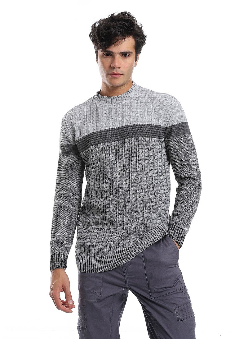 سيزار بلوفر رجالي صوف بتصميمات متعددة - Image 1