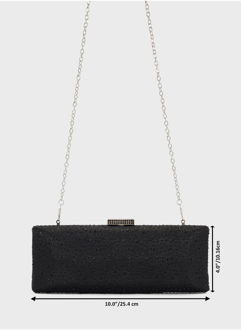 Ella Limited Edition - Diamante Clutch Bag - Image 1
