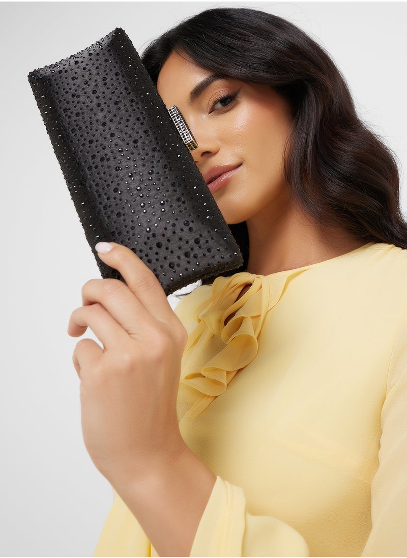 Ella Limited Edition - Diamante Clutch Bag - Image 1