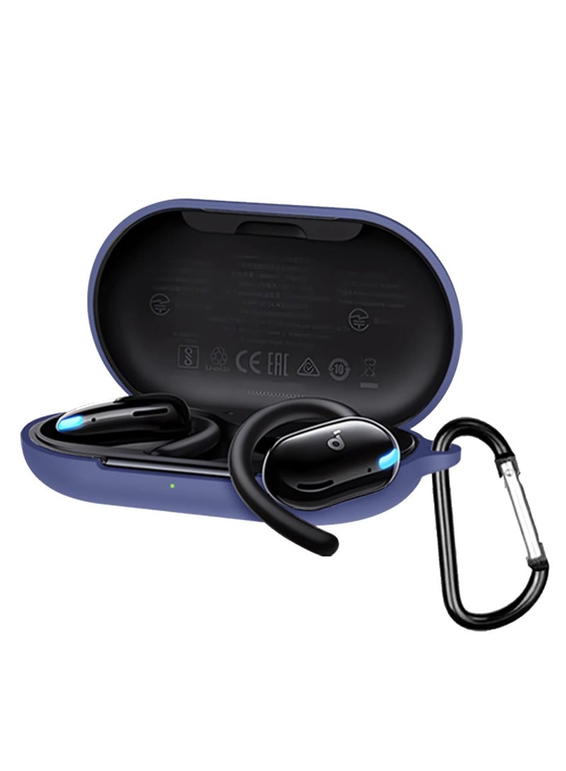 جراب واقٍ لجهازانكر ساوند كور فى 20اى  جراب مصنوع من السيليكون الناعم مقاوم للسقوط مقاوم للخدش مقاوم للصدمات مقاوم للغبار خفيف الوزن قابل للتركيب قابل لإعادة الشحن حلقة تثبيت ازرق - Image 2