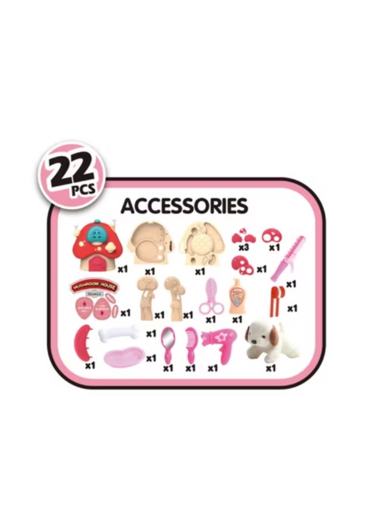 Generic 2 in 1 Mushroom House Crossbody Bag with Two Forms Cute Pet Theme (22 PCS) - No: KF2435 - Image 2