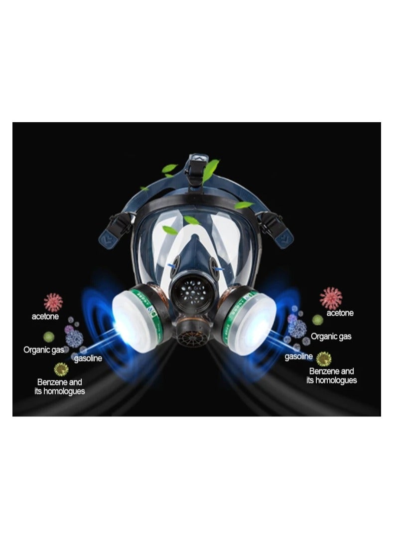 Respirator Dual Filter Anti-virus mask Painting Spraying Face Mask Multicolour - Image 3