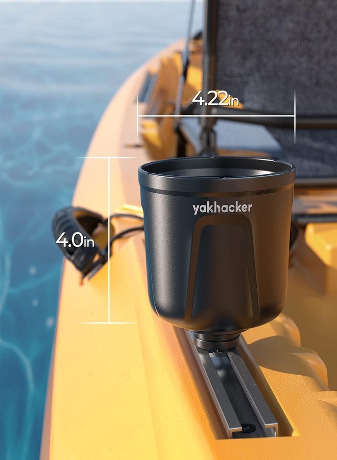 YAKHACKER Multi-Functional Kayak Cup Holder, Bottle Holder, Phone Holder,Drink Holder, Fishing Tool, Large Capacity, Kayak Track Mount Install, Kayak Track Accessories - Image 5