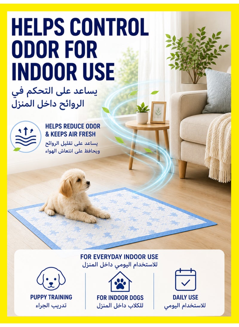MS MIN Pet Training Control Pads – Absorbent Pet Pee Pads with Target Design for Puppy & Dog Hygiene Control, Leak-Proof Floor Protection - Image 5