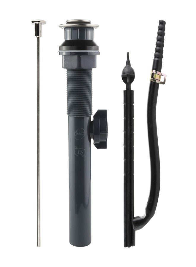 Danco Plastic, Brushed Nickel, EZ Connect Pop Lavatory Drain, 10693X - Image 2