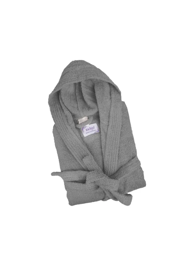 Bliss Casa Unisex Hooded Bathrobe - 100% Cotton, Super Soft, Highly Absorbent Bathrobes For Women & Men- Perfect for Everyday Use