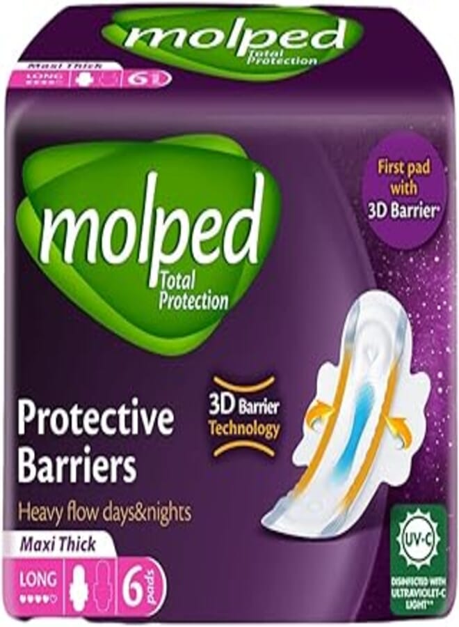 Molped Total Protection Single Pack long 6 Pads