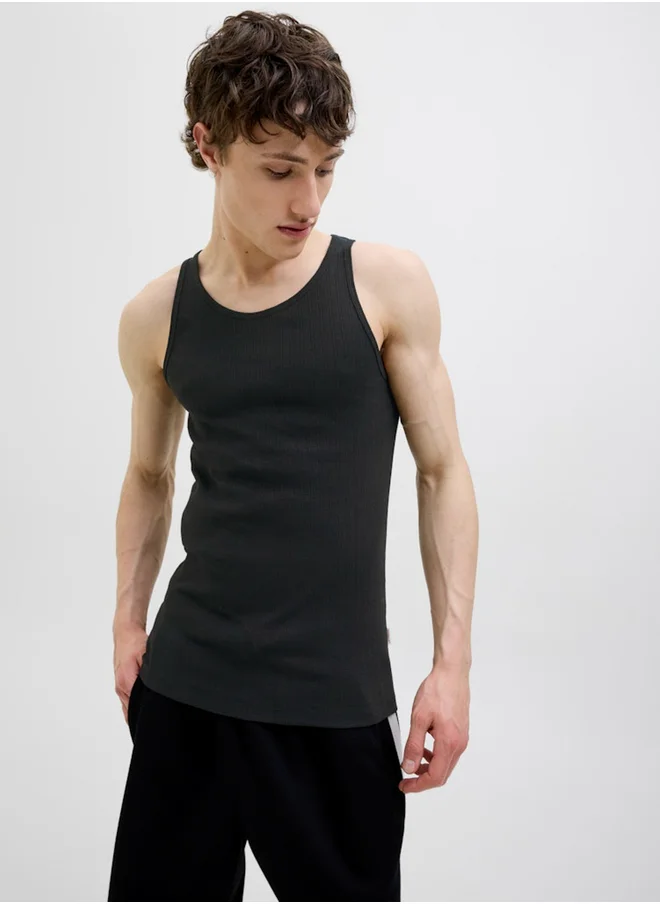 JACK & JONES Regular Fit Knitted Tank Top