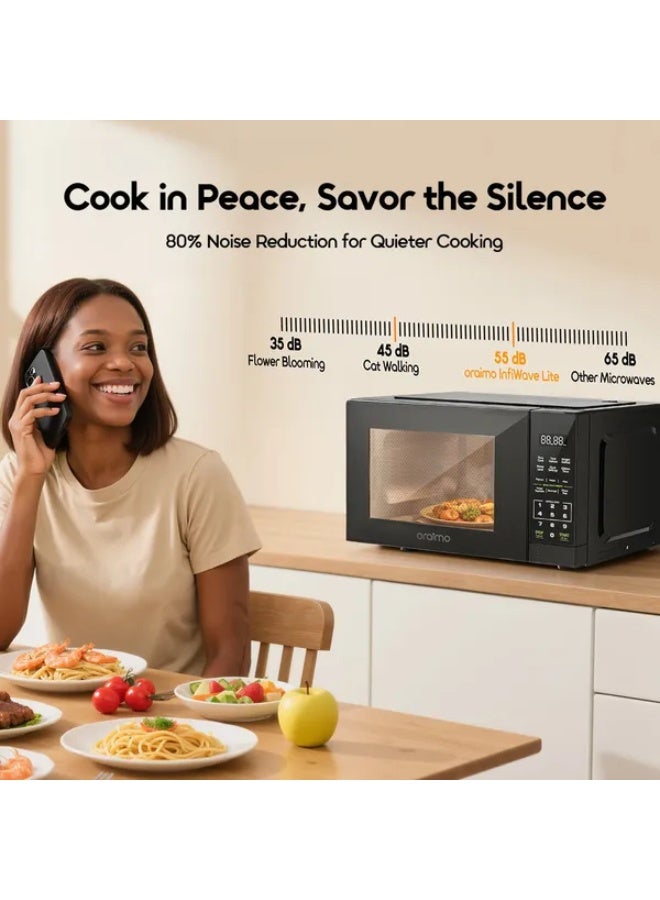 Oraimo InfiWave Lite 23 L Inverter Energy-Saving Touchscreen Microwave Oven (OMO-521A) Black 23 L 1150 W OMO-521A BLACK - Image 3