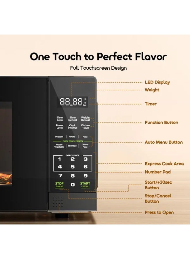 Oraimo InfiWave Lite 23 L Inverter Energy-Saving Touchscreen Microwave Oven (OMO-521A) Black 23 L 1150 W OMO-521A BLACK - Image 4