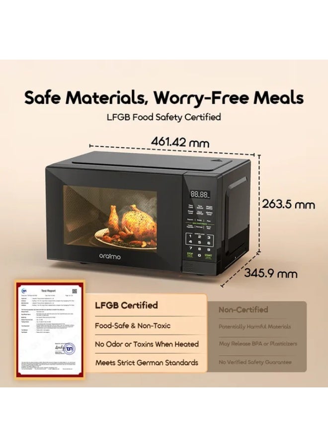 Oraimo InfiWave Lite 23 L Inverter Energy-Saving Touchscreen Microwave Oven (OMO-521A) Black 23 L 1150 W OMO-521A BLACK - Image 5
