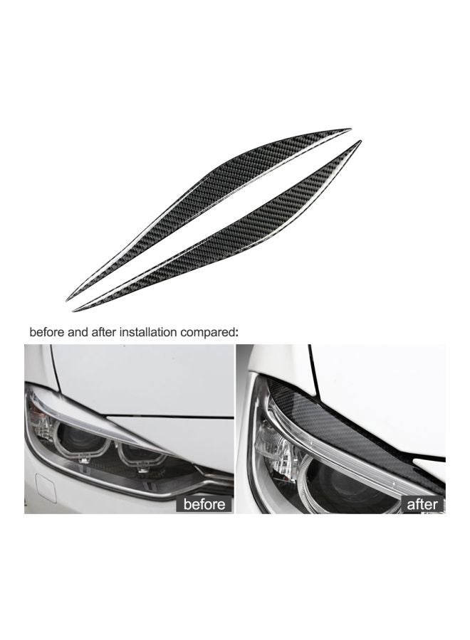 Loquat Carbon Fiber Headlight Eyebrows - Image 3