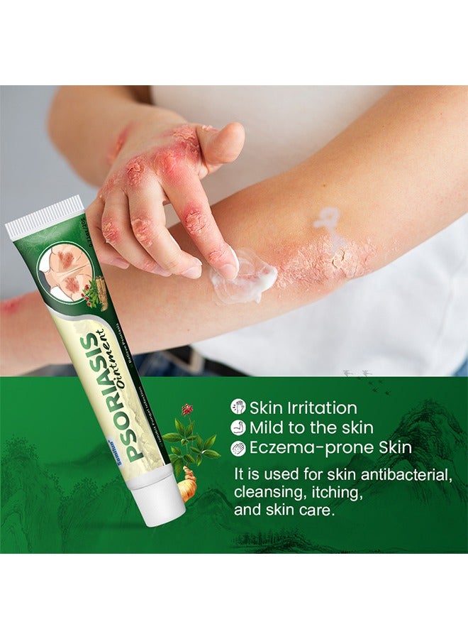 Sumifun Psoriasis Ointment, Helps Eczema, Ringworm Anti-Itch Cream With Gentler And Safer Herbal Ingredients Quickly Relives Itching For Face And Body - Image 4