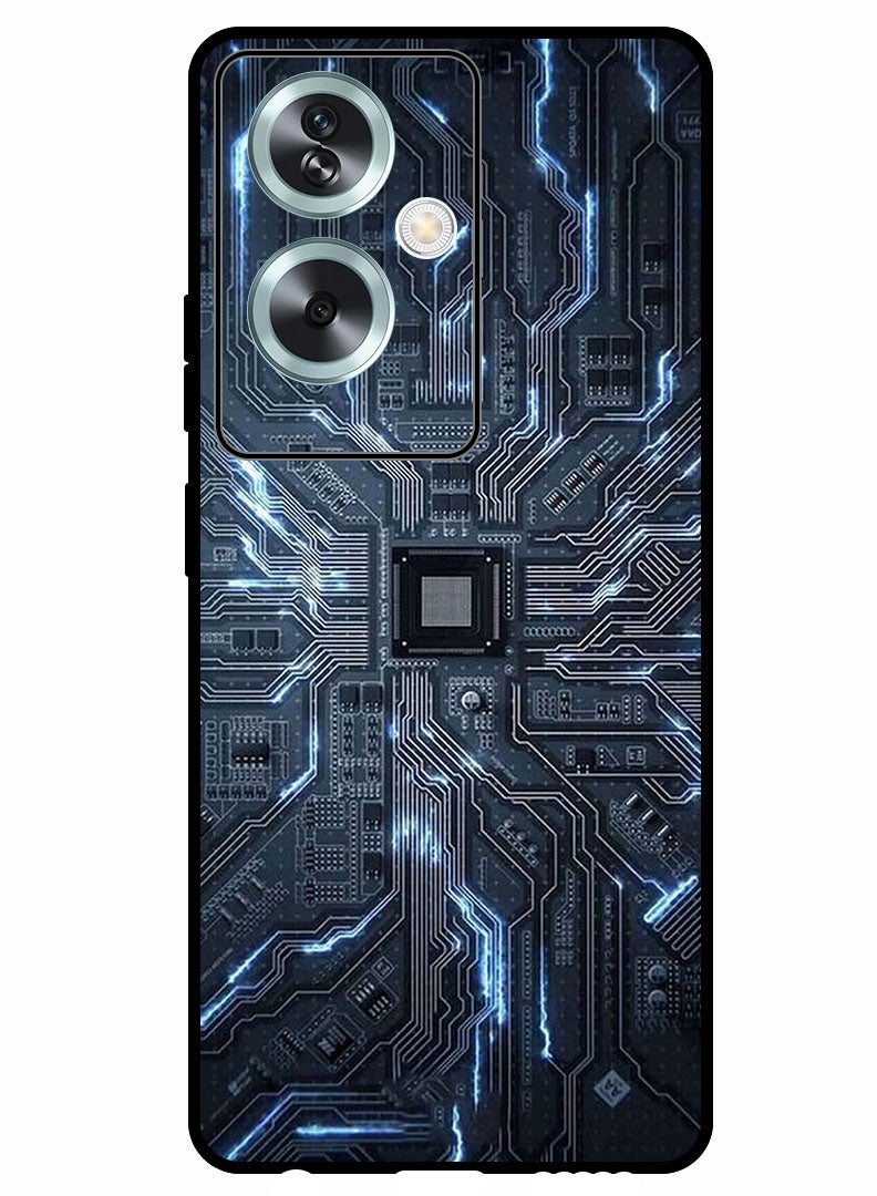 Theodor Protective Case Anti Scratch Shock Proof Bumper Cover For Oppo A2 Hardware Circuit - Image 1