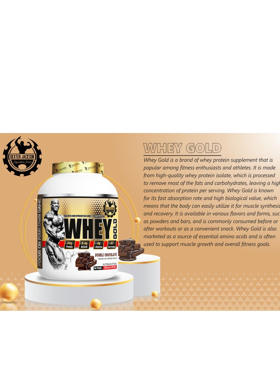 Dexter Jackson Cookies & Cream Whey Gold Protein Powder 5lb