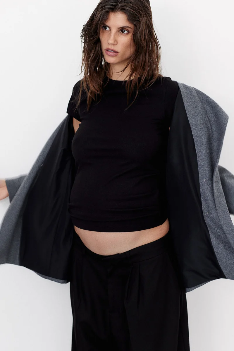 H&M Mama Ribbed Top