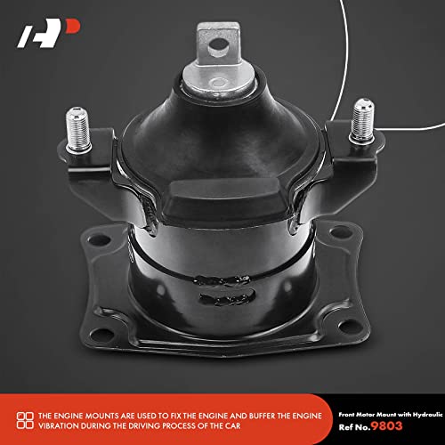 A-Premium 3PCS Front Rear Engine Motor Mount Set Compatible with Honda Odyssey 2008 2009 2010 V6 3.5L Petrol, Replace# 50810SDAA00, 50810SHJA00 - Image 4