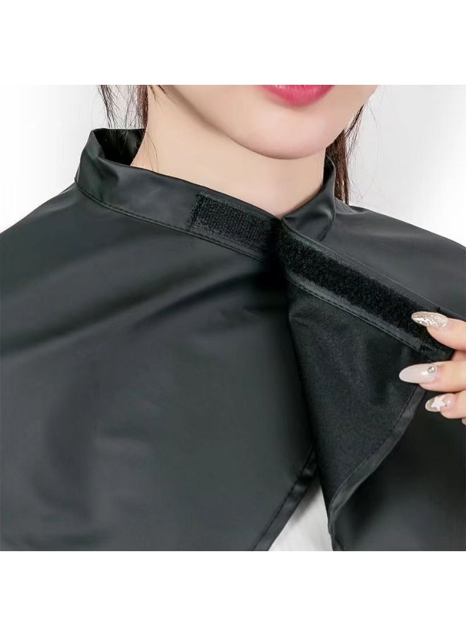 غطاء لصبغ الشعر، غطاء مقاوم للماء لصبغ المكياج، غطاء لقص الشعر مع رباط عنق قابل للتعديل، مناسب لصبغ الشعر، الشامبو، قص الشعر، النساء وصالونات التجميل - Image 4