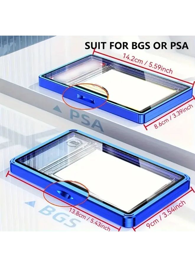 Stackable Magnetic Aluminum Trading Card Case Metal Grey For PSA CGC Cards - Image 2
