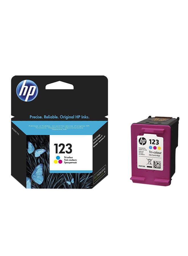 HP خرطوشة حبر أصلية 123 ثلاثي الألوان - Image 1