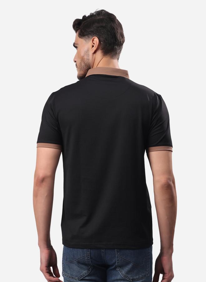 Stylox Contrast Trim Short Sleeve Regular Fit Polo T-Shirt - Image 4