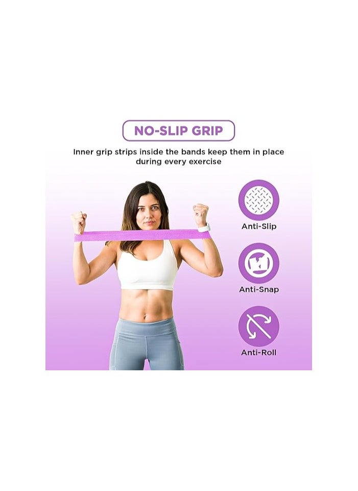 ENDLESS  Resistance Loop Bands Set of 3 Pcs With Light, Medium and Heavy Resistance Level | Multi Colour | For Squats, Stretching, Hip & Glute Heavy Workouts for Men & Women  - Image 3