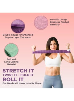 ENDLESS  Resistance Loop Bands Set of 3 Pcs With Light, Medium and Heavy Resistance Level | Multi Colour | For Squats, Stretching, Hip & Glute Heavy Workouts for Men & Women  - Image 3