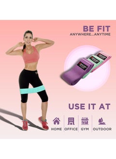 ENDLESS  Resistance Loop Bands Set of 3 Pcs With Light, Medium and Heavy Resistance Level | Multi Colour | For Squats, Stretching, Hip & Glute Heavy Workouts for Men & Women  - Image 5