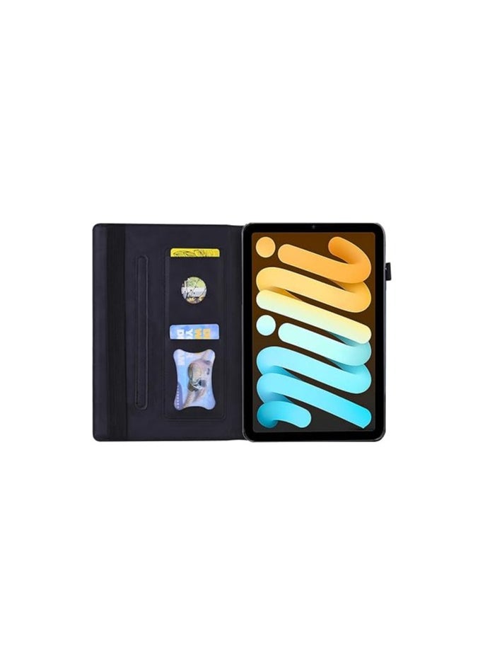 General - Case Compatible with iPad Mini 7 8.3 inch (A17 Pro, 2024, 7th Generation), iPad Mini 7 Wallet Case, Smart Folio Slim Stand Book Cover with Stylus Holder - Image 1