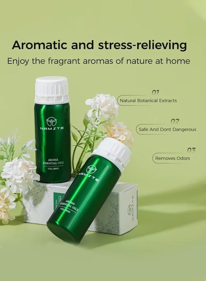 ناماستي زيت عطري أساسي برائحة تدوم طويلاً 100 مل - عطر الواحة المرطب - زنبق الوادي متشابك مع نوتات زهرية. - Image 2