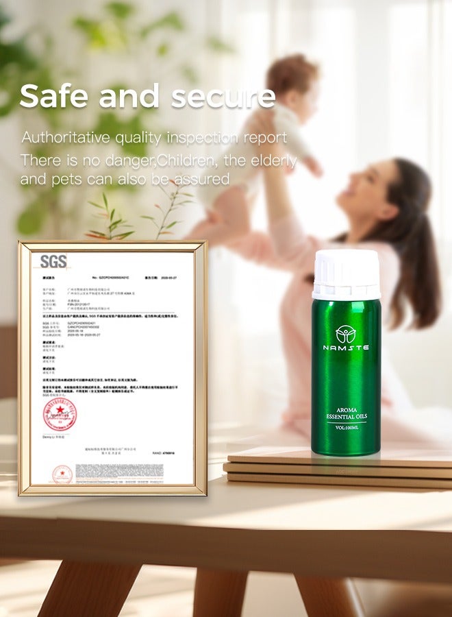 ناماستي زيت عطري أساسي برائحة تدوم طويلاً 100 مل - عطر الواحة المرطب - زنبق الوادي متشابك مع نوتات زهرية. - Image 5