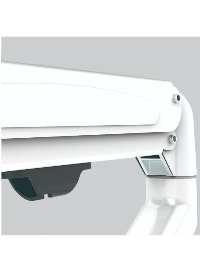 Generic Monitor Desk Mount Stand Full Motion Swivel Monitor Arm with Gas Spring for 17-27''Monitors(Within 4.4lbs to 15.4lbs) Computer Monitor Stand（White）  - Image 5