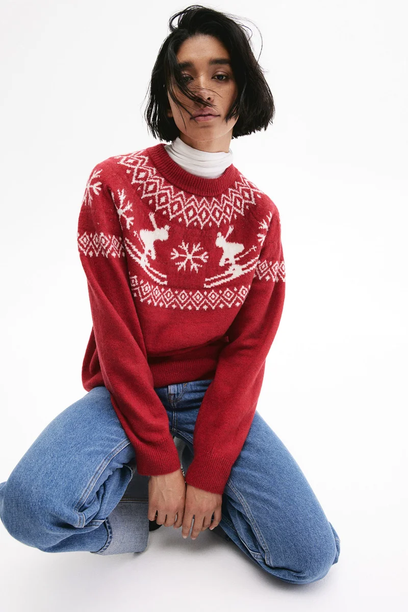 H&M Jacquard-Knit Jumper