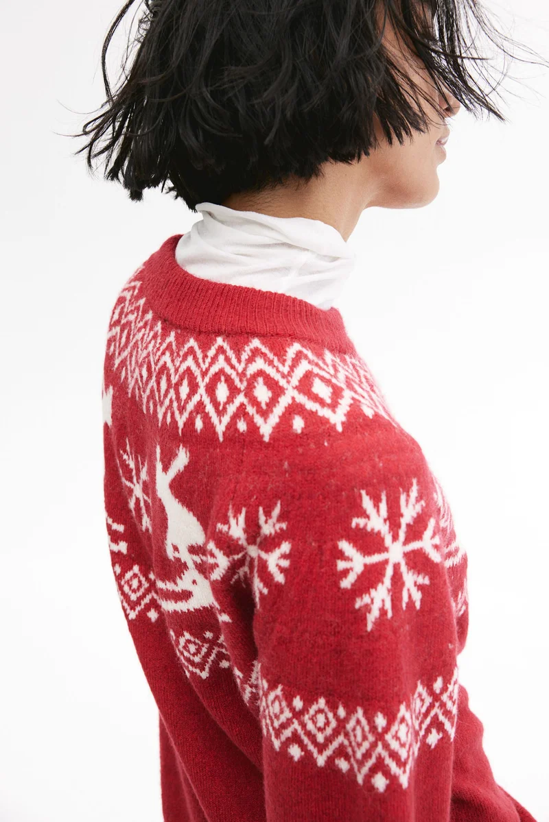 H&M Jacquard-Knit Jumper