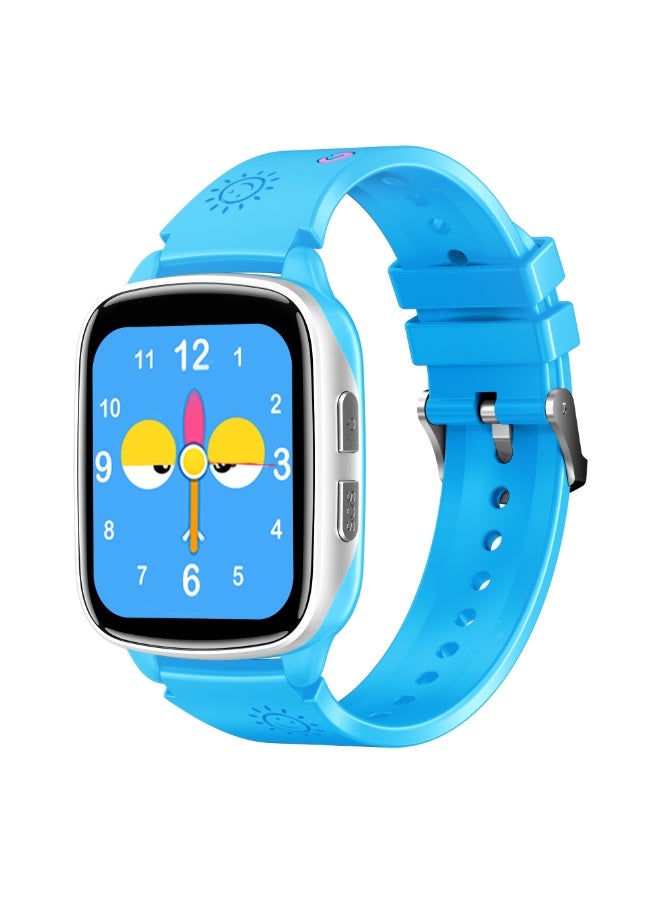 VIKUSHA VIKUSHA V-B1 children's smart watch, 1.69-inch full touch screen 4G children's smart watch, IP67 waterproof and dustproof, supports GPS+AGPS+LBS+WiFi positioning, health monitoring, ultra-long battery life, guarding your child's every step! The best choice for children's gifts! Blue  - Image 2
