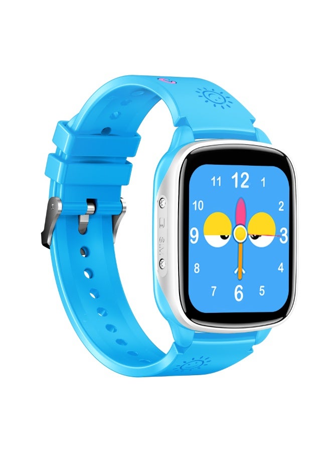 VIKUSHA VIKUSHA V-B1 children's smart watch, 1.69-inch full touch screen 4G children's smart watch, IP67 waterproof and dustproof, supports GPS+AGPS+LBS+WiFi positioning, health monitoring, ultra-long battery life, guarding your child's every step! The best choice for children's gifts! Blue  - Image 3