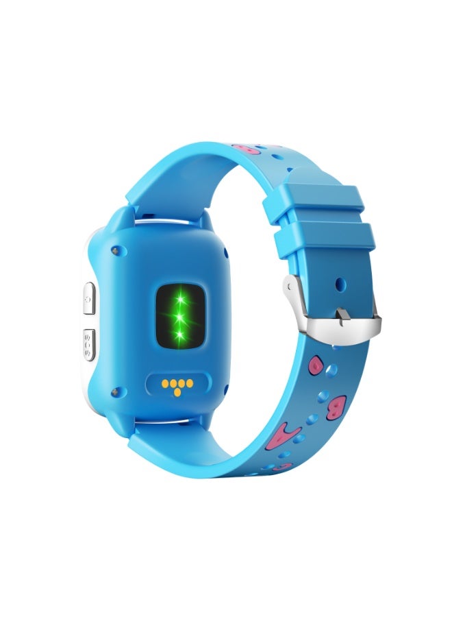 VIKUSHA VIKUSHA V-B1 children's smart watch, 1.69-inch full touch screen 4G children's smart watch, IP67 waterproof and dustproof, supports GPS+AGPS+LBS+WiFi positioning, health monitoring, ultra-long battery life, guarding your child's every step! The best choice for children's gifts! Blue  - Image 4