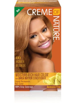 Creme of Nature Creme of Nature Moisture Rich Hair Color Kit C41 Honey Blonde 1 Application 