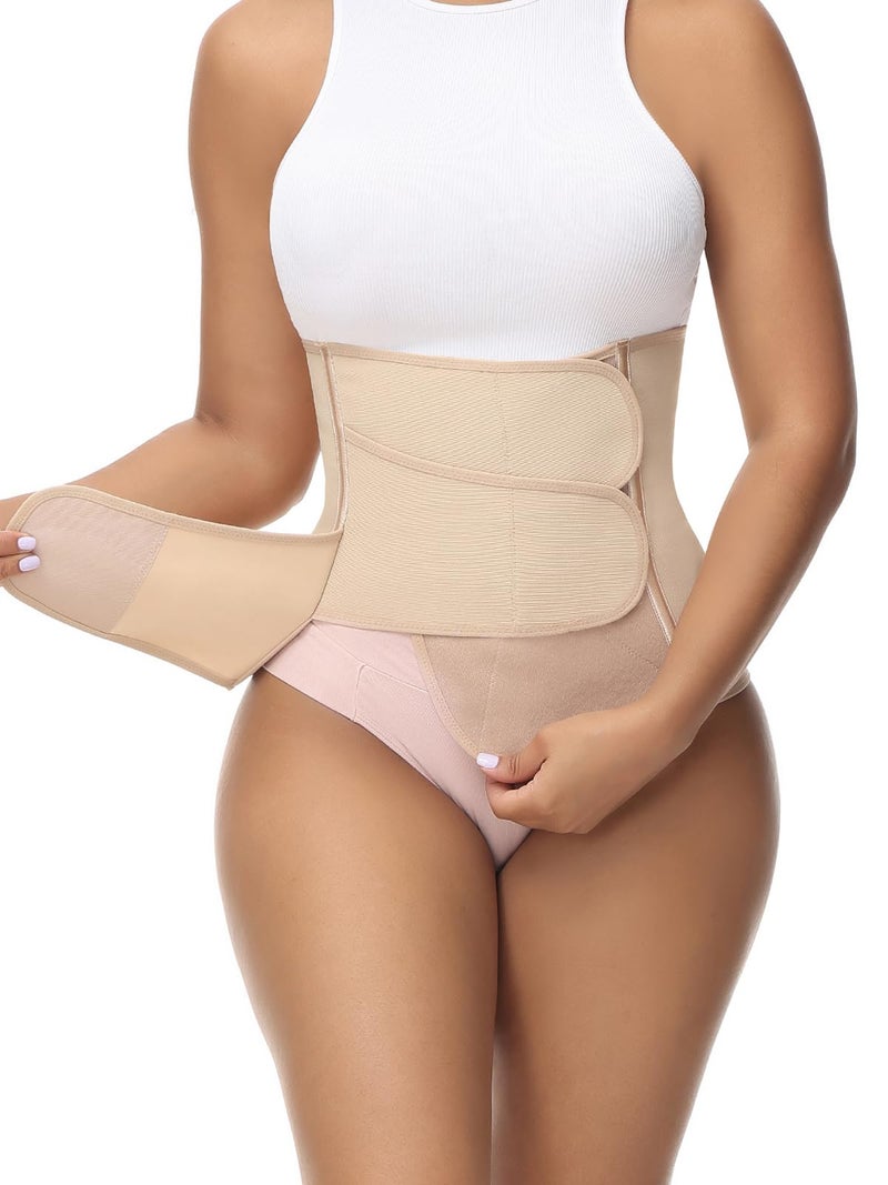 SHAPSHE Waist Trainer for Women Postpartum Waist Binder Waist Cincher Corset Shapewear Stomach Wrap - Image 1