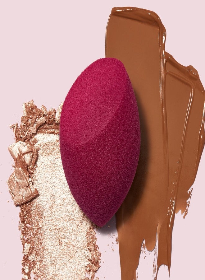 elf e.l.f. Total Face Blending Sponge, Latex-Free Makeup Sponge With Angled & Rounded Sides For Concealer, Foundation & more, Vegan & Cruelty-Free - Image 4