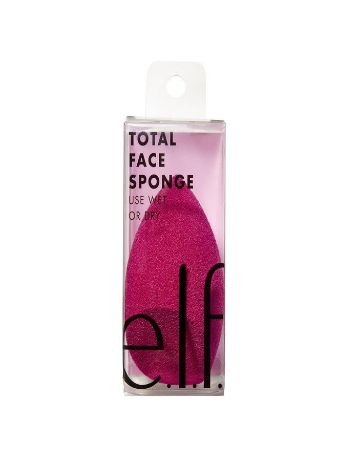 elf e.l.f. Total Face Blending Sponge, Latex-Free Makeup Sponge With Angled & Rounded Sides For Concealer, Foundation & more, Vegan & Cruelty-Free - Image 1