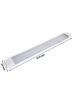 بيوينتي مصباح أنبوبي خطي LED Batten 18 وات، تركيبات سقف موفرة للطاقة 6500 كلفن ضوء النهار الأبيض البارد صديق للبيئة مع عمر افتراضي 40000 ساعة نطاق جهد واسع تيار متردد 185-265 فولت محرك مدمج - لا يتطلب الصاب  - Image 4