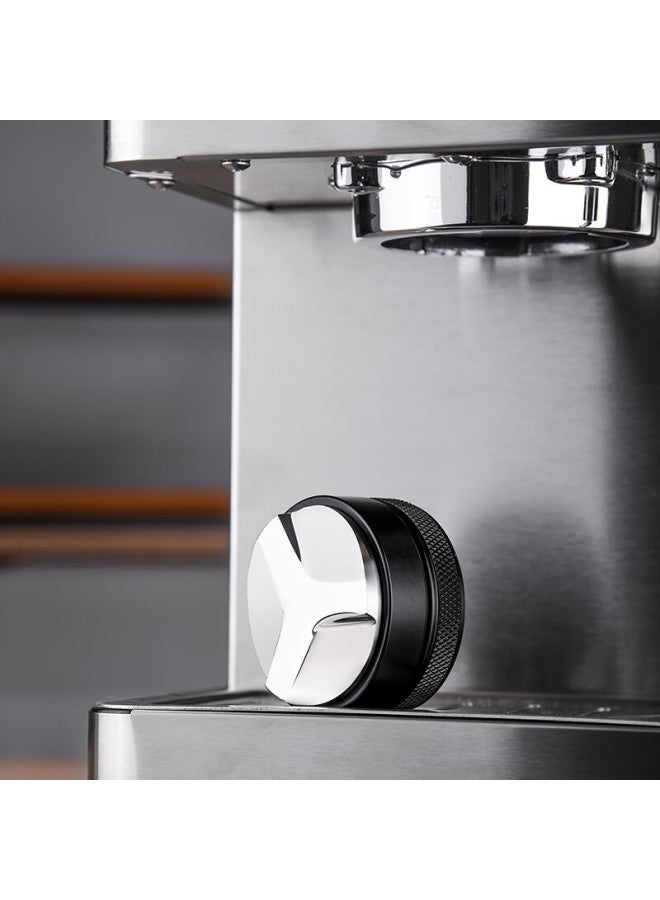 Cliton Three-leaf Coffee Powder Distributor 304 Stainless Steel Three-leaf Tamping Hammer Italian Coffee Machine Tamping Tool Large 58mm - Image 3
