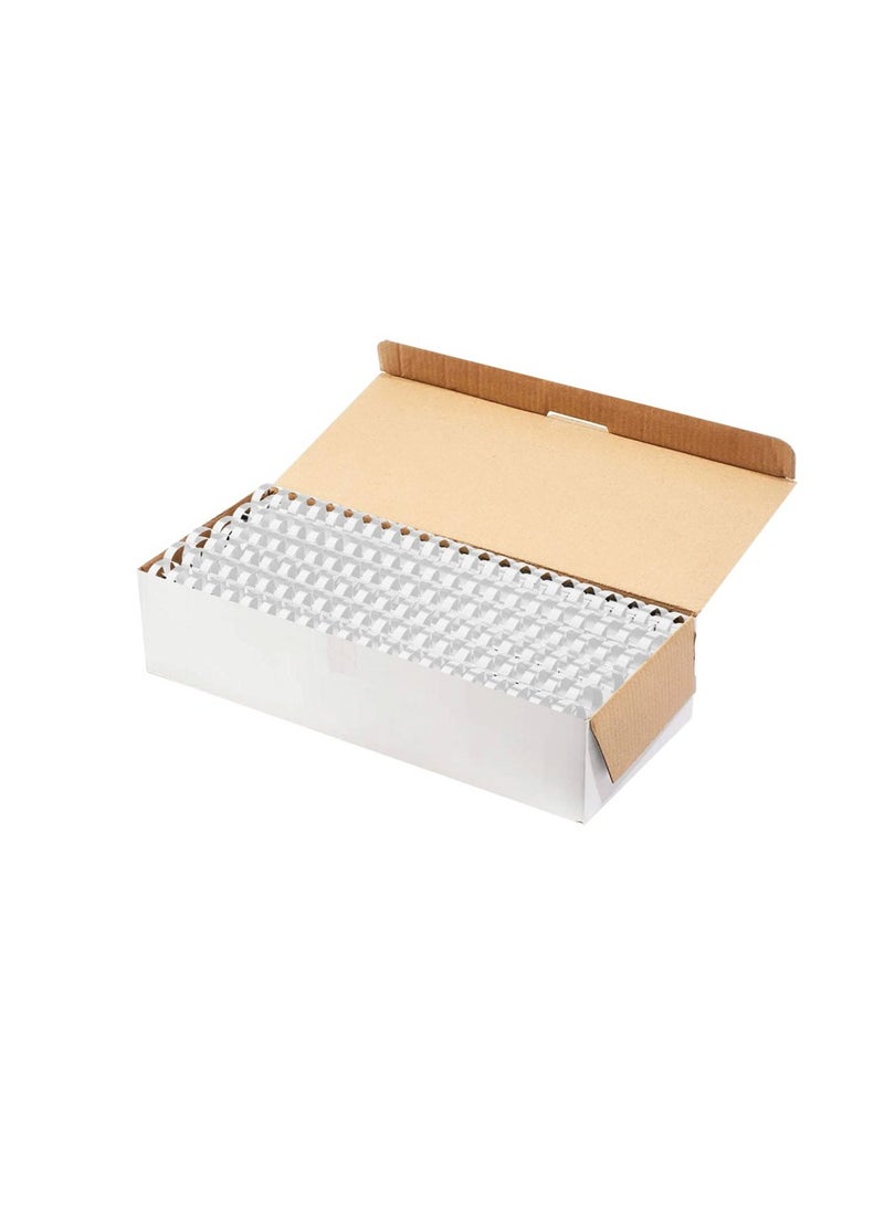 SUPER DEAL 50-Piece Binding Combs 32mm White  - Image 2