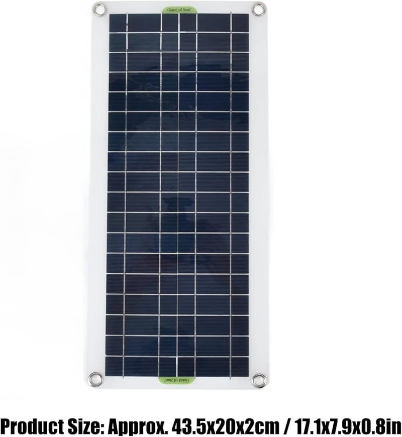 20W Portable Solar Panel Charger High Efficiency for Water Pumps Fans Vehicles - Image 3